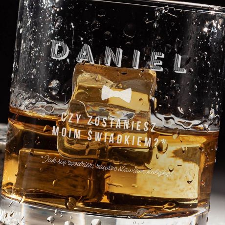 Grawerowana szklanka do whisky PYTANIE O �WIADKOWANIE