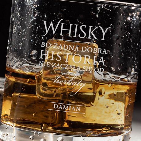 Grawerowana szklanka PREZENT DLA KONESERA WHISKY