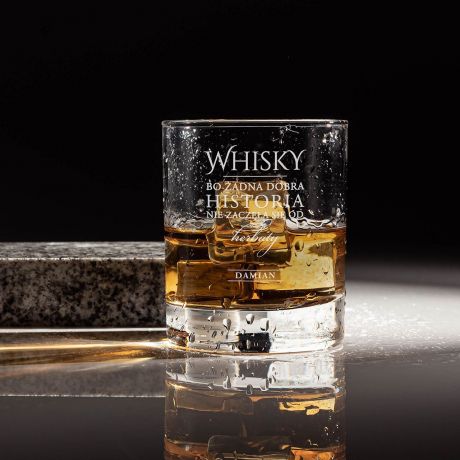 Grawerowana szklanka PREZENT DLA KONESERA WHISKY