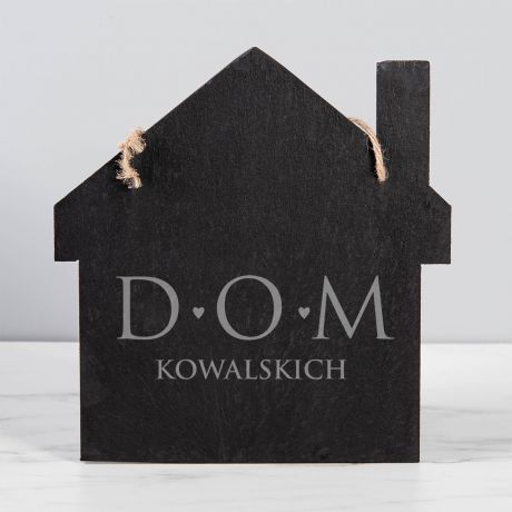 Grawerowana tabliczka DOM prezent na nowy dom