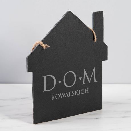 Grawerowana tabliczka DOM prezent na nowy dom