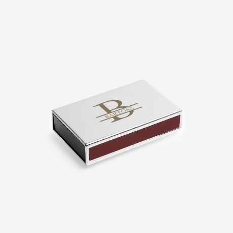 Grawerowane etui z zapakami MONOGRAM prezent dla faceta pudeko metalowe pudeko z grawerem upominek dla faceta