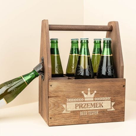 Grawerowane nosido na piwo BEER TESTER prezent dla piwosza