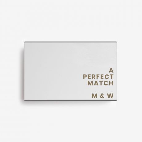 Grawerowane pudeko zapaek PERFECT MATCH upominek dla chopaka prezent dla niego dla ma dla mczyzny