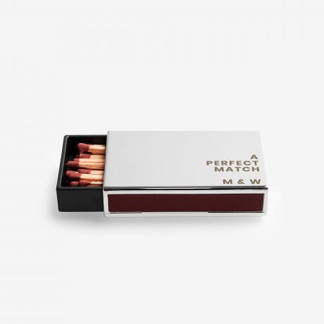 Grawerowane pudeko zapaek PERFECT MATCH upominek dla chopaka prezent dla niego dla ma dla mczyzny