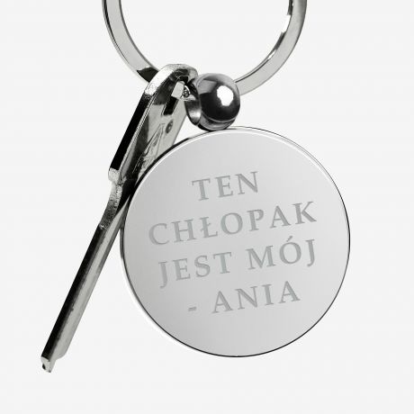 Grawerowany brelok DLA CHOPAKA prezent na Dzie Chopaka brelok na Dzie Chopaka breloczek na Dzie Chopaka