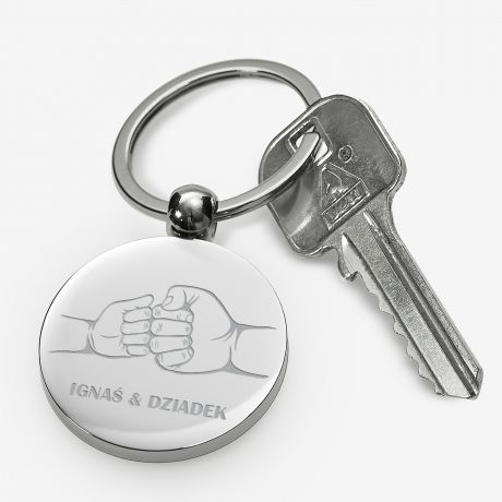 Grawerowany brelok DLA DZIADKA prezent od wnuka