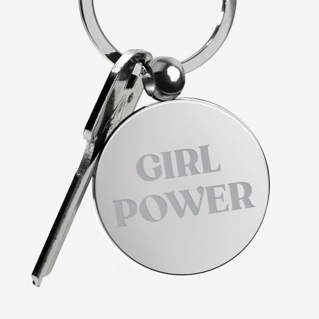Grawerowany brelok dla kobiety GIRL POWER