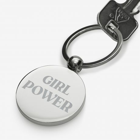 Grawerowany brelok dla kobiety GIRL POWER