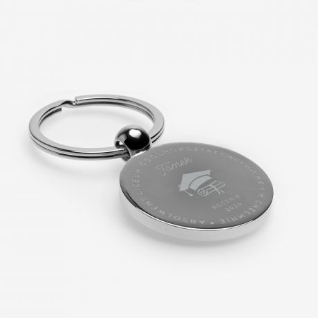 Grawerowany brelok dla maturzysty ROCZNIK brelok z grawerem prezent dla maturzysty prezent dla ucznia
