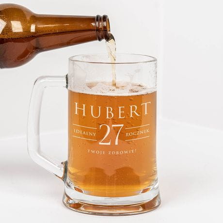Kufel do piwa na 40 urodziny IDEALNY ROCZNIK prezent na 40 urodziny