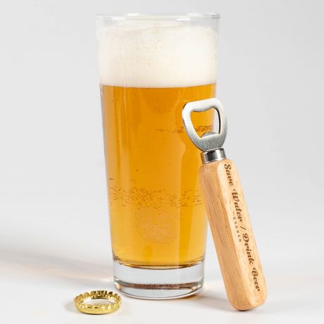 Personalizowany otwieracz do piwa DRINK BEER dla piwosza