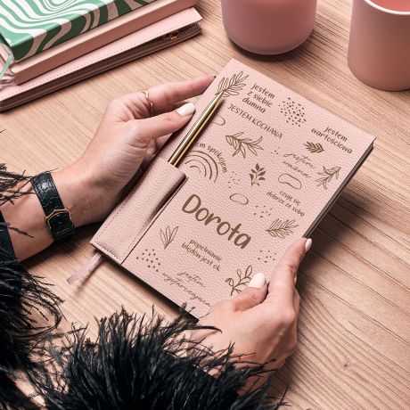 Grawerowany planer dla kobiety SELF LOVE prezent dla kobiety personalizowany planer