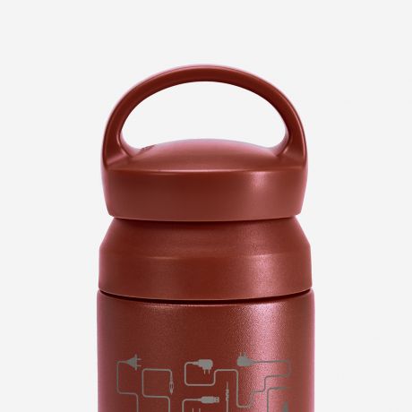 Grawerowany termos U MNIE DZIAA prezent dla informatyka prezent dla programisty termos z grawerem