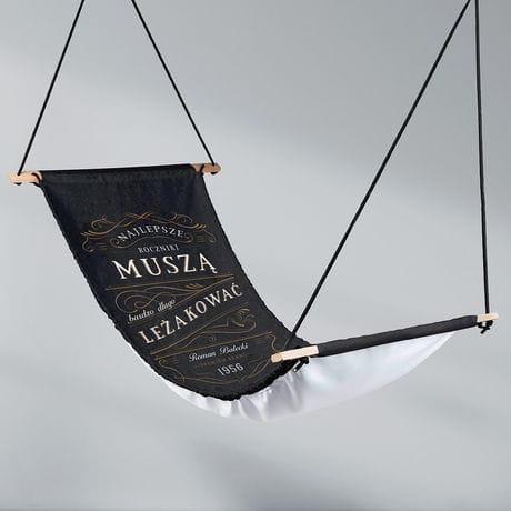 Hamak personalizowany DLA AMATORW WHISKY prezent na urodziny