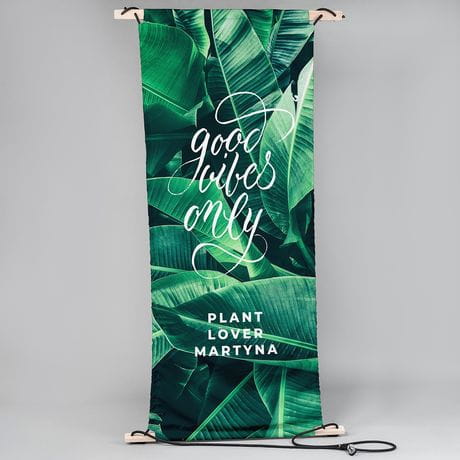 Hamak personalizowany GOOD VIBES prezent dla ogrodnika