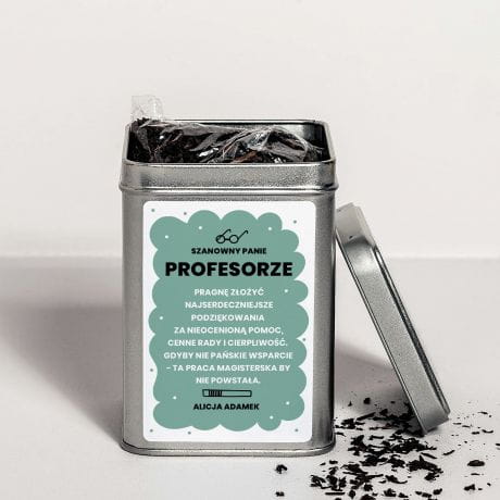 Personalizowana herbata PODZIĘKOWANIE DLA PROFESORA