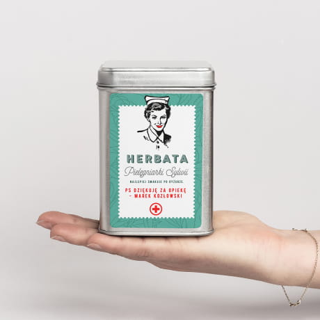 Herbata personalizowana PREZENT DLA PIELGNIARKI