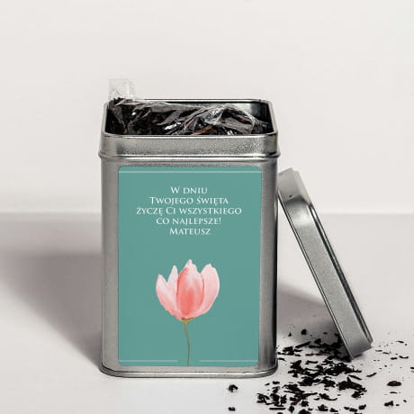 Herbata w puszce TULIPAN prezent na Dzień Kobiet