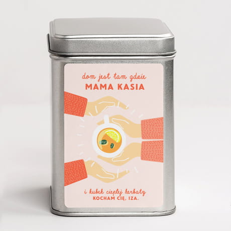 Herbata personalizowana UPOMINEK NA DZIE MAMY