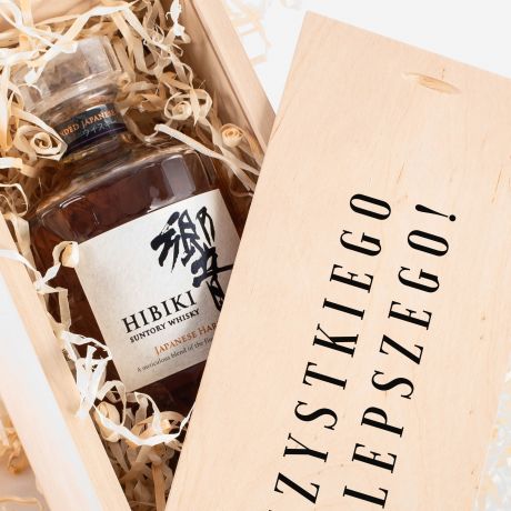 Japoska whisky Hibiki w skrzynce WSZYSTKIEGO NAJLEPSZEGO