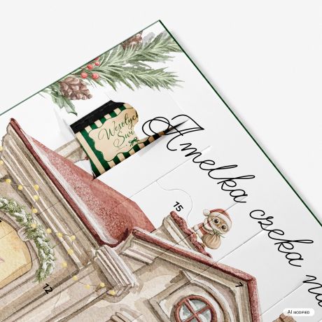 Personalizowany kalendarz adwentowy UPOMINEK DLA DZIECKA odliczanie do �wi�t prezent dla dziecka