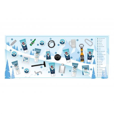 Kalendarz adwentowy dla niego PREZENT DLA MʯCZYZNY prezent dla niego gadety dla mczyzny prezent dla brodacza