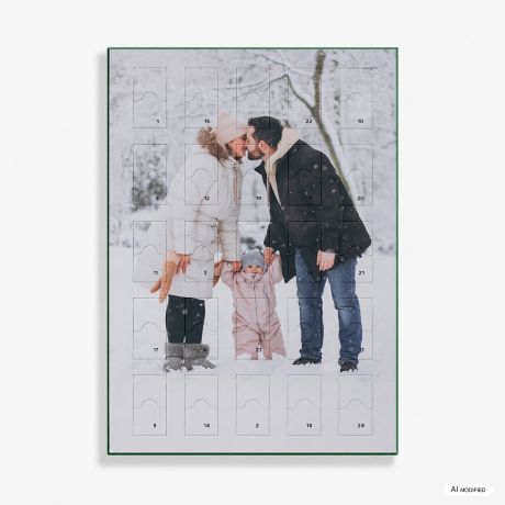 Personalizowany kalendarz adwentowy z czekoladkami TWOJE ZDJ�CIE