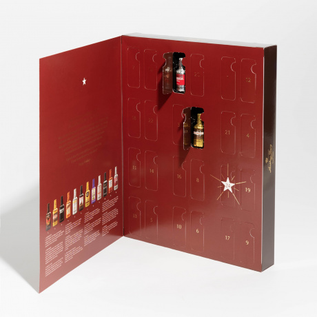 Kalendarz adwentowy z czekoladkami alkoholowymi LIQUEURS kalendarz adwentowy dla dorosych adwentowy kalendarz
