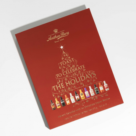 Kalendarz adwentowy z czekoladkami alkoholowymi LIQUEURS kalendarz adwentowy dla dorosych adwentowy kalendarz