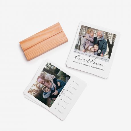 Personalizowany kalendarz stojcy PREZENT DLA BABCI I DZIADKA prezent na dzie babci na dzie dziadka