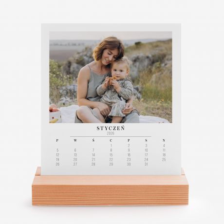  Kalendarz biurkowy ZE ZDJCIAMI prezent na parapetwk