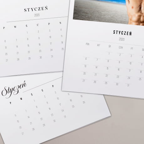 Personalizowany kalendarz z facetami PREZENT DLA SINGIELKI