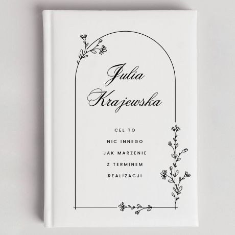 Personalizowany kalendarz ksi��kowy CEL prezent dla kobiety