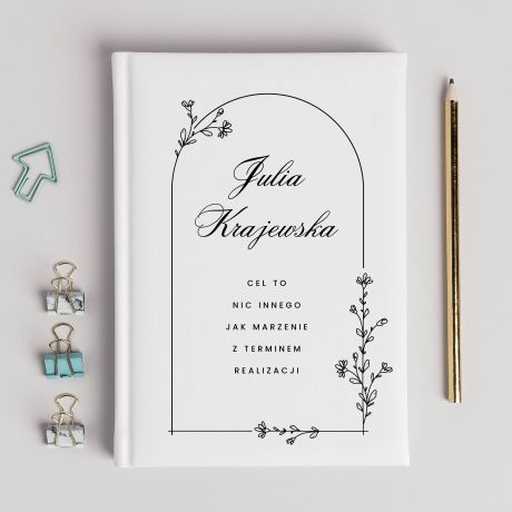 Personalizowany kalendarz ksi��kowy CEL prezent dla kobiety