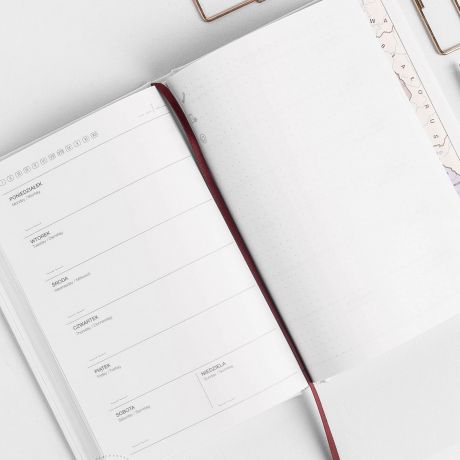 Personalizowany kalendarz ksi��kowy CEL prezent dla kobiety