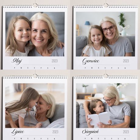 Personalizowany FOTOKALENDARZ DLA BABCI