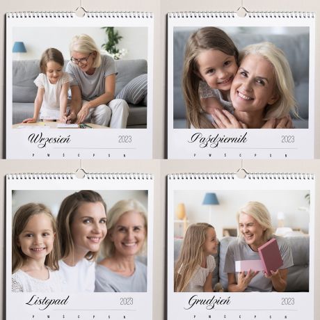 Personalizowany FOTOKALENDARZ DLA BABCI