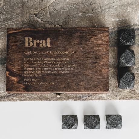 Kamienie do whisky DEFINICJA prezent dla brata