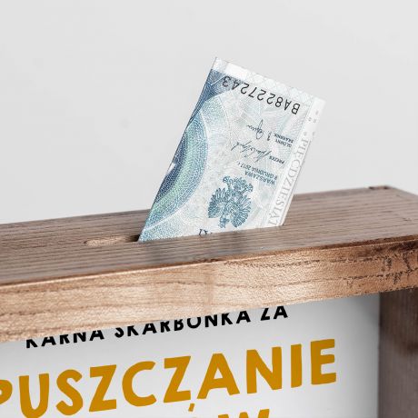 Karna skarbonka ZA PUSZCZANIE BKW