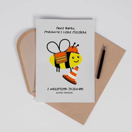 Personalizowana kartka A4 DLA DROGOWCA