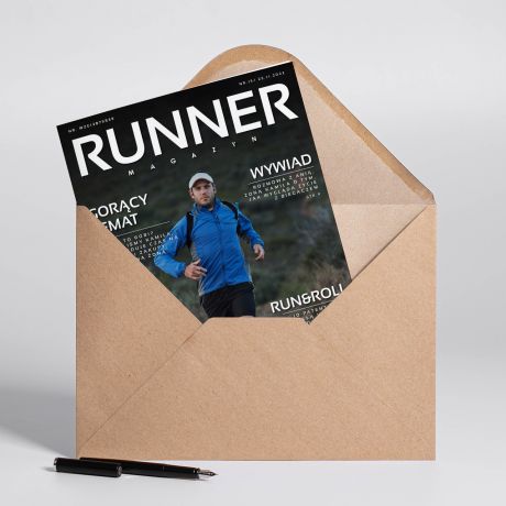 Kartka dla biegacza A4 MAGAZYN RUNNER prezent dla biegacza mieszny prezent dla faceta