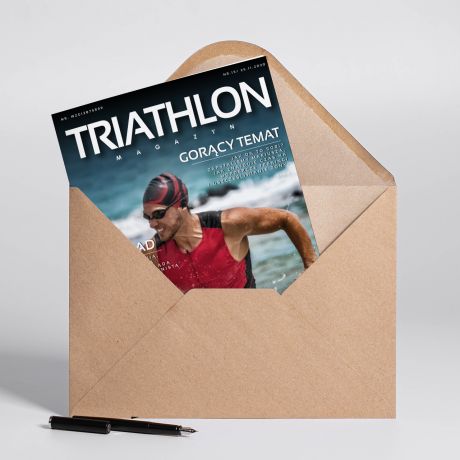 Kartka urodzinowa A4 MAGAZYN dla triathlonisty