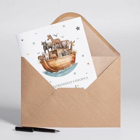 Personalizowana kartka A4 NA CHRZEST od chrzestnej kartka z okazji chrztu pamitka chrztu witego