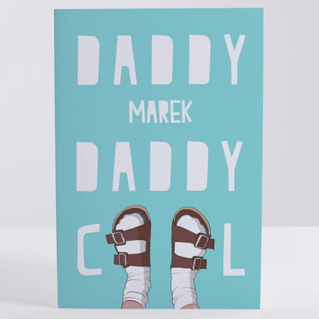 Kartka na Dzie Taty DADDY DADDY COOL