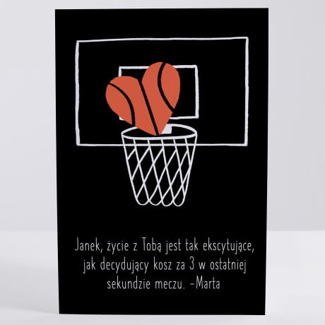 Kartka dla fana NBA