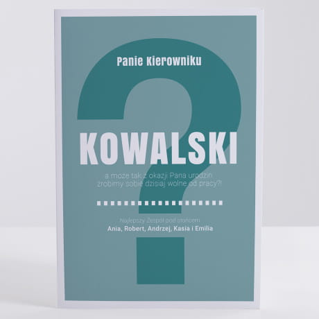 Kartka na urodziny YCZENIA DLA KIEROWNIKA