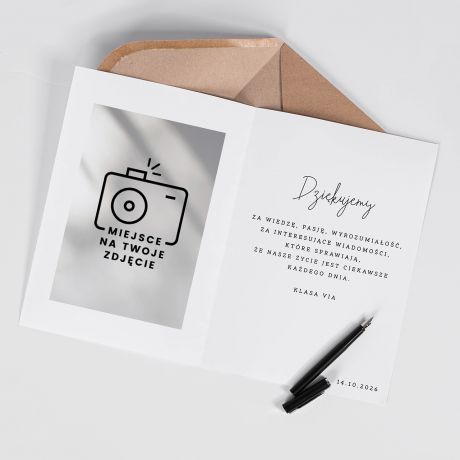 Kartka a4 UPOMINEK DLA NAUCZYCIELA J�ZYKA POLSKIEGO personalizowana kartka dla nauczyciela