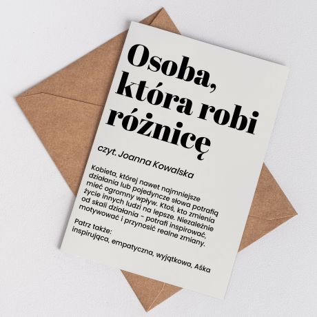 Kartka dla pracownika ROBI RӯNIC podzikowania dla pracownika prezent dla pracownika