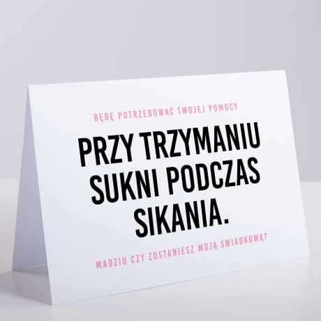 Kartka Z PROB O WIADKOWANIE